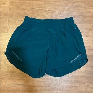 Lululemon Athletica Hotty Hot HR Short 4” Lined Storm Teal